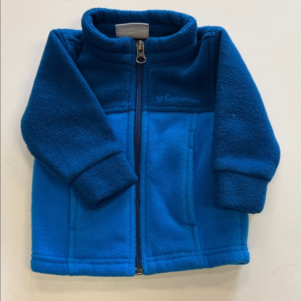 Columbia Two-Tone Blue Kids Fleece Jacket